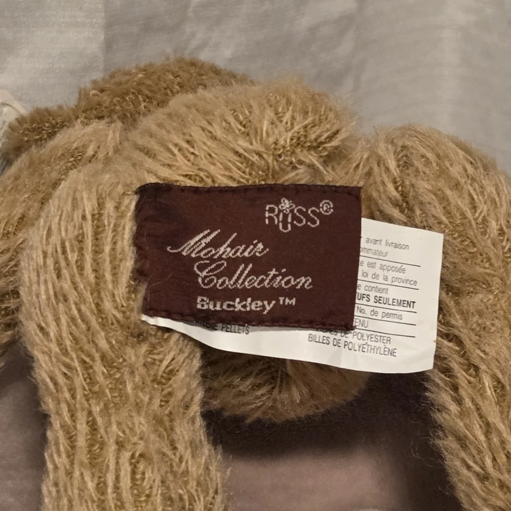 BEAR (RUSS) CRABTREE & EVELYN/MOHAIR COLLECTION/VINTAGE& LTD. ED. W/TAG